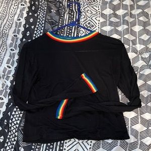 Long sleeve crop